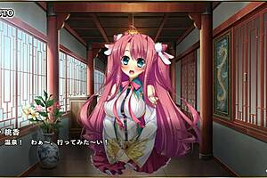 Raw anime action with Kan'u and Liu Bei in erotic hentai scenes from Mahjong Musou.