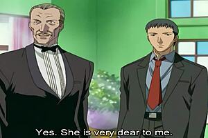 Cute housewife with glasses enjoys uncensored hentai sex.