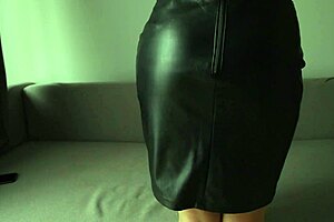 Slowly Taking Skirt Off For Spanking Fun!