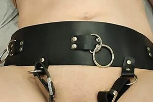 She whispered, Tie me up and tease my orgasm with that magic wand at home