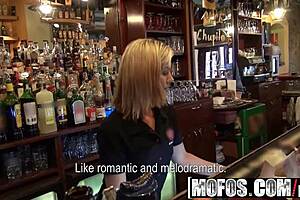 Blonde Barmaid Rihanna Samuel Fucked in Backroom Casting