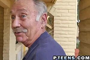 In this tale, an experienced blonde teen 18+ bends over to enjoy two dongs in a thrilling threesome.