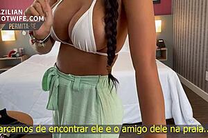 watch me insert this plug before meeting those two horny bachelors?