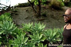 tattooed babe fucks big black cock