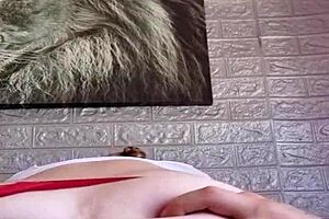 The blonde loves riding my big ass passionately