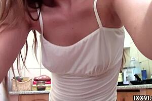 Beautiful Girl Entertains Her Wet Pussy!