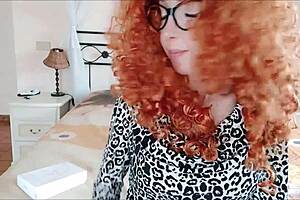 redhead milf mommy roleplays blowjob with pov