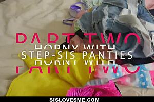 Hot teen stepsis Bella Rose intensely fucked by pervy stepbro