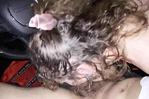 Naudi Nala Delivers Sloppy Blowjob in Car for Public Thrill Preview Part 9