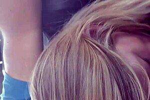 homemade tinder date gives sweet blowjob while driving, sucking that cock so sexy