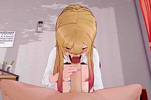 marin discovers the tool gojo uses to make clothes in sono bisque doll wa koi wo suru.