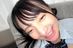 giant-breasted teen in steamy pov action with erotic twin-tails swaying