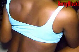 i'm licking that horny black babe's pussy all day while she sucks my dick