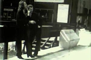 Vintage British Group Foursome at Euston Station London