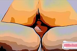 Asian Teen 18+ Rides Cousin's Cock In Cartoon Webcam