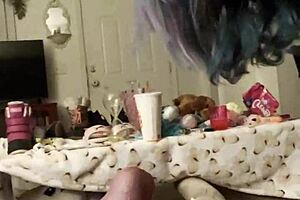 Milf Deepthroats Hung Stud's Monster Cock For Oral Creampie