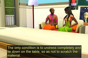 Help me with this erotic massage, teen?