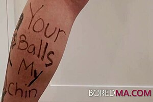 Not even flincching: Lovin to be humiliated and abused is how a mature woman likes it