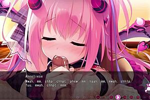 Kimagure Temptation Part 1: Anime Babe Gives Blowjob And Gets Creampie In Game Scenario