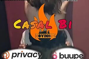 brazilian couple shares wife in threesome with big black cocks