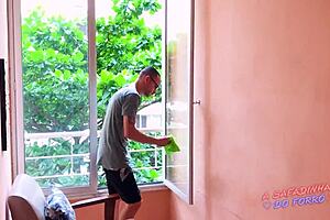 I deepthroated the employee's big cock