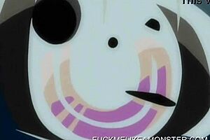 Fantasy anime dream sequence with striptease and undressing