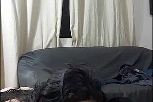 Thick Stepmom Sucks Her Stepson Dry, Making Him Almost Vomit