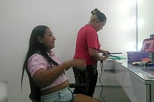 Just tricked my husband's stylist into some wild anal action.