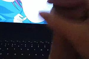 Assistindo Hentai E Gozando Gostoso