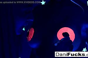 Dani the Sexy Pornstar Fingers Her Hot Wet Pussy in Solo Action