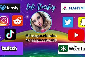 Petite blonde bimbo teases