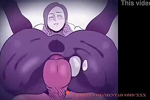 This animated Wii girl has her ass rammed by big black cock.