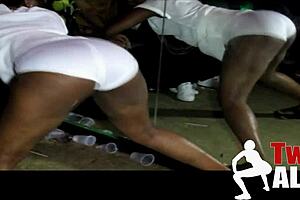 Watch That Ebony Ass Shake In The Night Club!