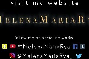 sweet big squirt session with melena maria rya.