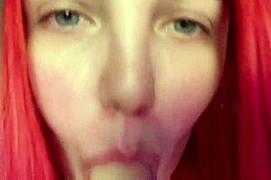 watch my pov blowjob with spit fetish