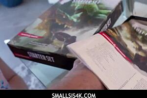 Bold Step Sis Ailee Anne Sucks Cock In POV Creampie Game