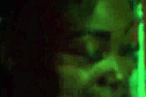 Blue Hair Woman Picks Up Guy In Club