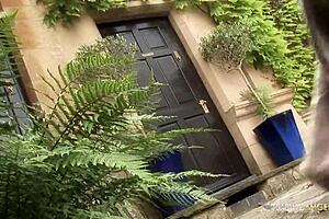 Yo, sweet blonde craves multiple hard cocks at once! 😜