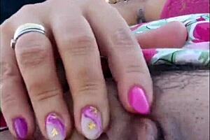 husband takes wife to playground for outdoor fun