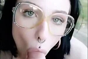 Young Couple's Oakland Blowjob Ends In Facial Cumshot!