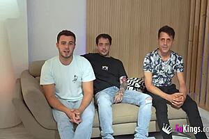 Nelia Estrada Milks Cocks in Bent Over Doggy 3some!