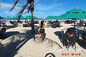 passeio na praia e acabei chupando e dando meu cuzinho para meu marido