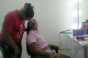 Just tricked my husband's stylist into some wild anal action.