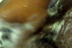 Detailed shower masturbation scene