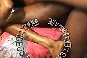 Fucking a big ass teen whore pussy