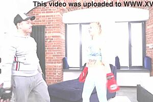 hey guys, did you see how we fucked that young boxer girl? her tight ass took dpp and dp dry!