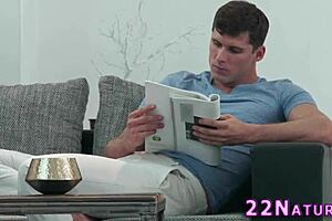 erotic babe gets cum in mouth