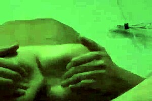 She rides the big cock, her ass bouncing wildly.