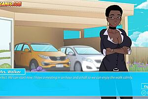 Hunter pursues beautiful milf for sex