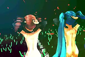 Naked girls dancing in Mexico... what a hentai twist